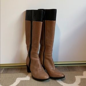 Naturalizer Tall Two-Toned Boots